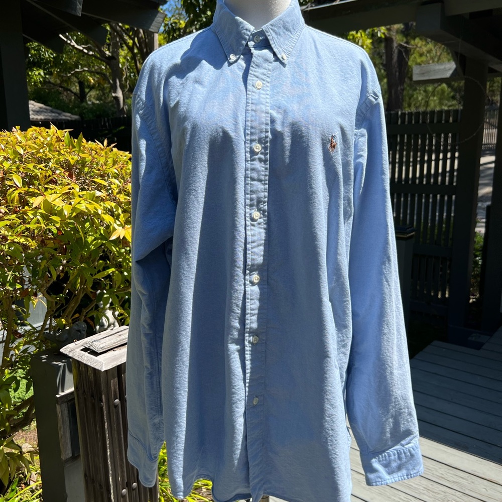 Ralph Lauren 🆕Classic Fit Blue Button down Shirt